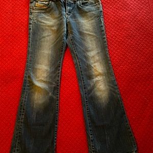 Diesel Flair jeans.  Size 30 x30” inseam.  They fit more like 28 x 28.
